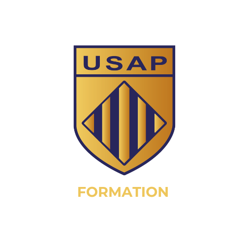Logo USAP FORMATION BLANC-DORE2